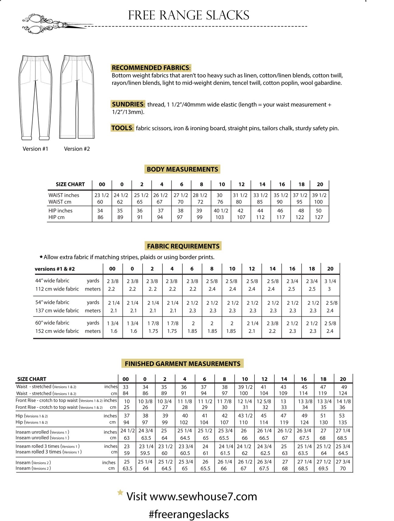 Pattern Review: Free Range Slacks by Sew House 7 – oak blue designs